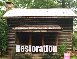 Historic Log Cabin Restoration  Neville, Ohio